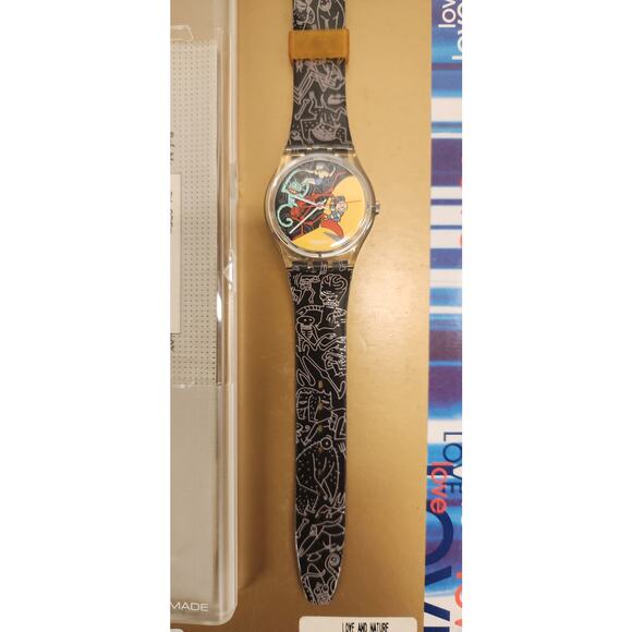 Swatch watch JUNGLE TANGLE GK235 Standard Gents Designed By Francisco Capdvila - Picture 5 of 8